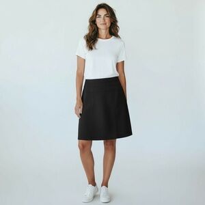 Chic & Versatile Black A-Line Skirt - Size 24